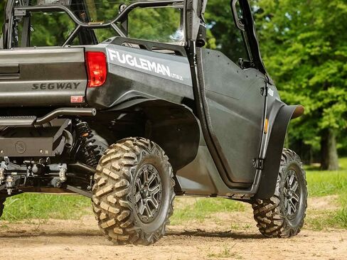 SuperATV Fender Flares/Mud Guards/Mud Kickers متوافق مع 2022+ Segway Fugleman UT 10 | المتانة القصوى | 1/8 بوصة LDPE | حماية من الصخور والأوساخ والرمل وغيرها من الحطام الطائر | صنع في الولايات المتحدة الأمريكية in Kuwait