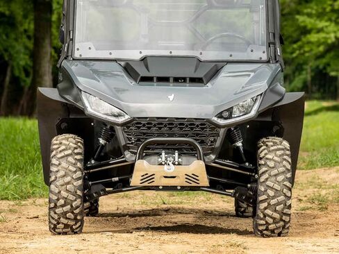 SuperATV Fender Flares/Mud Guards/Mud Kickers متوافق مع 2022+ Segway Fugleman UT 10 | المتانة القصوى | 1/8 بوصة LDPE | حماية من الصخور والأوساخ والرمل وغيرها من الحطام الطائر | صنع في الولايات المتحدة الأمريكية in Kuwait