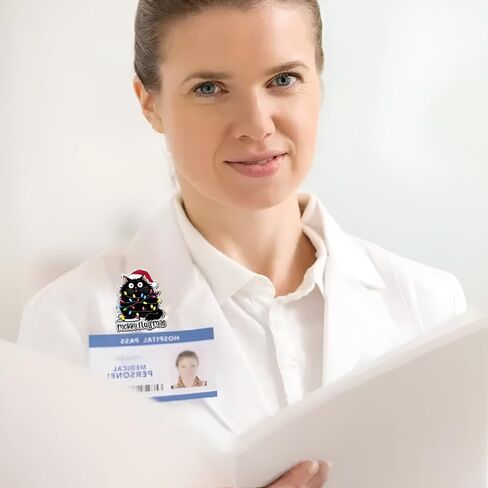Christmas Badge Reel Christmas Tree Nurse Badge Reel Cute Pink Bow Badge Holder Retractable Clip Funny Badge Reels Accessories for Nurses Doctors Social Worker in Kuwait