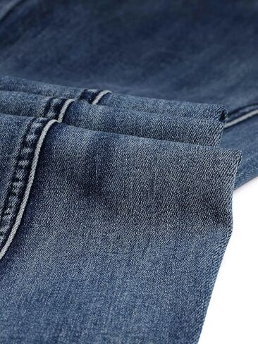 Allegra K Vintage Bell Bottoms Jeans for Women's Flare Jeans High Waist Stretch Denim Long Pants in Saudi Arabia