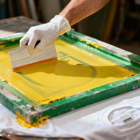 1 Pieces Screen Printing Squeegees 75 Durometer Rubber Blade Wooden Handle, Suitable for Graphic/Textile Hand & Machine Printing in Saudi Arabia