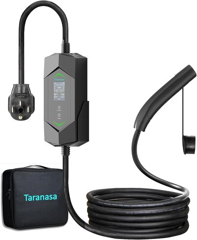 Level 2 EV Charger 40A, 240V Electric Car Charger, Portable & Home Electric Vehicle Charging Station with NEMA 14-50 Plug for J1772 EVs 9.6KW, 20ft Cable w/Holder in Saudi Arabia