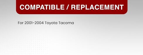 AJP Distributors Black Housing Clear Lens Reflector Corner Turn Signal Lights Bumper Driving Parking Lamps Assembly Pair Set Compatible/Replacement For Toyota Tacoma 2001 2002 2003 2004 01 02 03 04 in Saudi Arabia