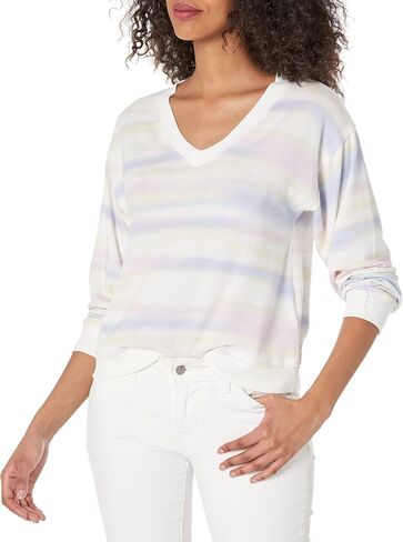 Lucky Brand Women's Long Sleeve V-Neck Top in Saudi Arabia
