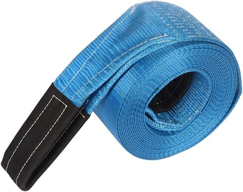 SCITOO 20000 LBs Tie Downs Straps 4" x 30ft Blue Tow Strap Off-Road ATV Snatch Vehicle Recovery 1PCS in Saudi Arabia