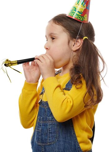 Fancy Land 50 Pack Happy New Year Noise Makers Horns Tassel Squawkers 2026 Colorful Party Noisemaker Set Adults Kids Party NYE Party Favor Supplies Bright Color in Saudi Arabia