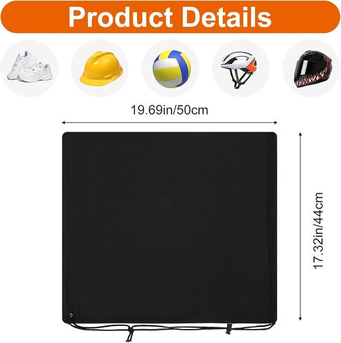 Black Motorcycle Helmet Bag Microfiber Lightweight Welding Motorcycle Helmet Storage Carrying Bags for Sport Riding Travel, With Drawstring Locking in Saudi Arabia
