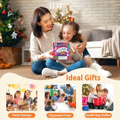 Sensory Toys Silicone Worry Stones 6 Packs - Fidget Toys for Autism Kids & Adults, Anxiety Relief Tools with Unique Shapes for School / Office Use, Calming Stress Toy & Fun Student Prizes in Kuwait