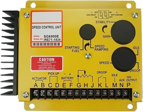 Generator Set Accessories Electronic Speed Governor SG6800E Speed Controller Module Electronic Speed Control Board in Saudi Arabia