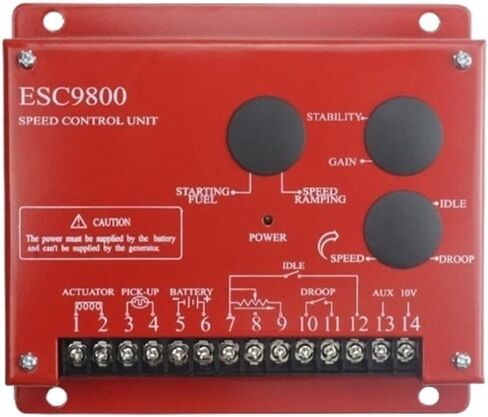 ESC9800 Generator Speed Controller Original Engine Electronic Speed Control Board in Saudi Arabia