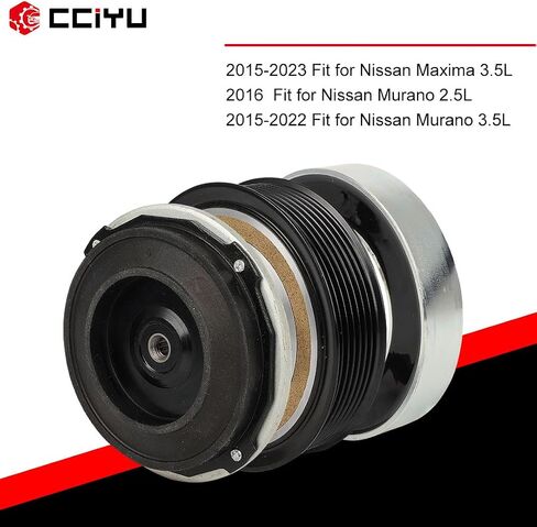 Cciyu AC Clutch مناسب لنيسان ماكسيما 3.5L 2015 2016 2017 2018 2019 2020 2021 2022-2023، مناسب لنيسان مورانو 2.5L 2016 يستبدل قابض ضاغط التيار المتردد للسيارة 7 أخاديد in Saudi Arabia