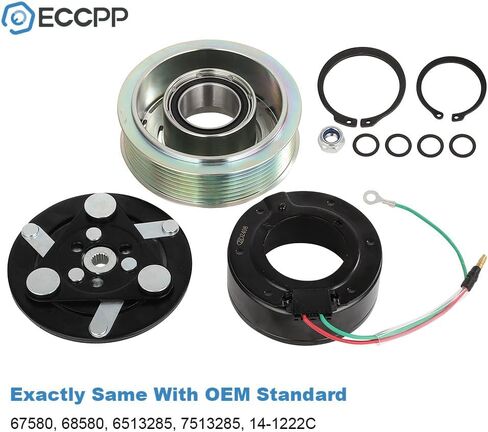 ECCPP A/C Compressor Clutch 2016 2017 2018 Fit for Acura ILX for Honda CR-V 2.4L Fast Cooling AC Clutch in Saudi Arabia