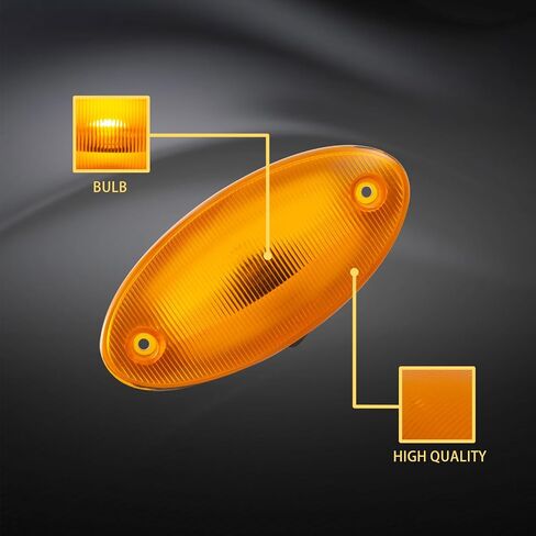 Cab Marker Light with bulb and Mounting screws Fits for International Prostar Durastar Wokestar in Saudi Arabia