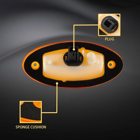 Cab Marker Light with bulb and Mounting screws Fits for International Prostar Durastar Wokestar in Saudi Arabia