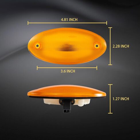 Cab Marker Light with bulb and Mounting screws Fits for International Prostar Durastar Wokestar in Saudi Arabia
