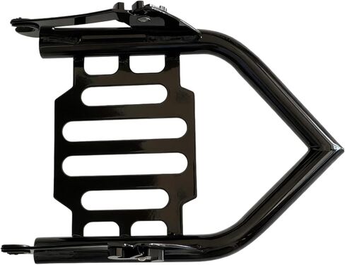 حامل الأمتعة الخلفي للدراجة النارية - متوافق مع Harley-Davidson Road King/Electra Glide/Road Glide (2009–2024) - سبائك فولاذية شديدة التحمل، لمسة نهائية مطلية باللون الأسود، سهلة التركيب، سعة تحميل قوية in Saudi Arabia