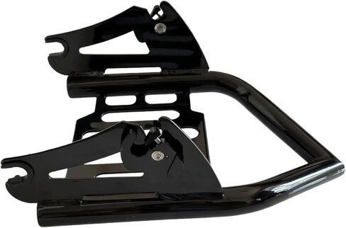 حامل الأمتعة الخلفي للدراجة النارية - متوافق مع Harley-Davidson Road King/Electra Glide/Road Glide (2009–2024) - سبائك فولاذية شديدة التحمل، لمسة نهائية مطلية باللون الأسود، سهلة التركيب، سعة تحميل قوية in Saudi Arabia