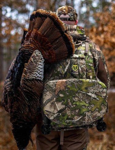 سترة TIDEWE تركيا مع مقعد، سترة صيد مع حقيبة ألعاب ومسند، ملابس صيد مموهة تركيا للرجال والنساء in Kuwait