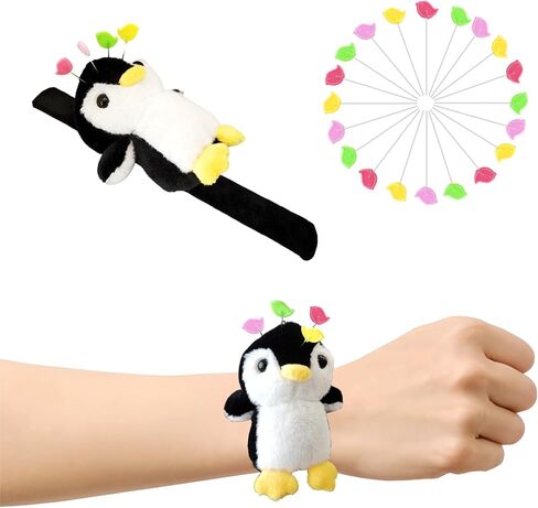 Cute Hedgehog Wrist Pin Cushion Kit for Sewing with 50 Lovely Bird Needles,Including Threader, Thimble ＆Tape Measure for Sewers Gift for Quilters. in Saudi Arabia
