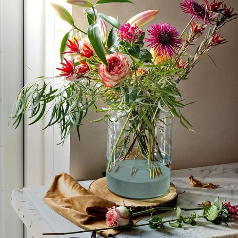 Ptwola 12 Packs Round Floral Foam Blocks, 6'' Dry Wet Flowers Plant Foam Florist Supplies for Fresh Artificial Arrangement DIY Arts Crafts Wedding Aisle Birthdays Home Office Garden Party Decorations in Kuwait