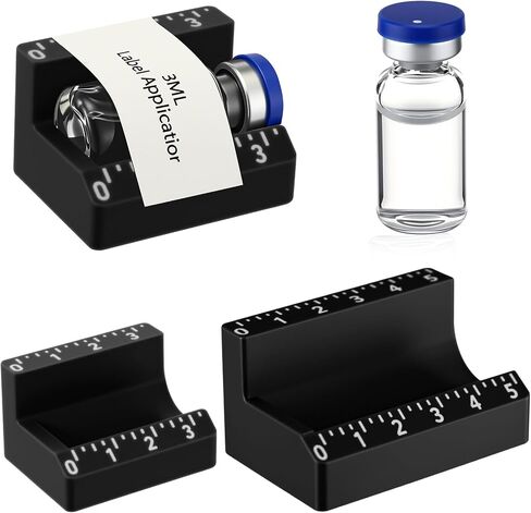 2 Pcs 3ml and 10ml Peptide Vial Label Applicator Bottle Labeling Application Tool for Small Jars Essential Oils Containers Bottles (Sky Blue) in Saudi Arabia