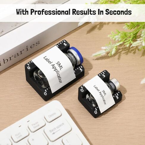 2 Pcs 3ml and 10ml Peptide Vial Label Applicator Bottle Labeling Application Tool for Small Jars Essential Oils Containers Bottles (Sky Blue) in Saudi Arabia