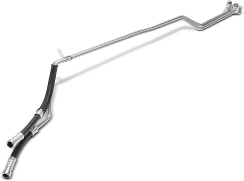 A-Premium Inlet & Outlet Automatic Transmission Oil Cooler Line Hose Assembly Compatible with Ford F-250 F-350 Super Duty 2011-2016 6.2L in Saudi Arabia
