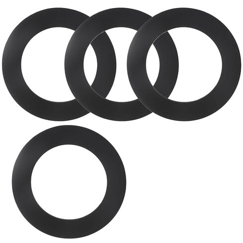 4 عبوات من جوانات جيري المطاطية، 3.35 بوصة (85.2 ملم) خارجي، 2.25 بوصة (57.1 ملم) داخلي - غسالات إغلاق متوافقة مع 5 جالون صولجان وعلب USMC Blitz in Kuwait