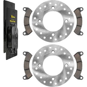Caltric Front Brake Disc Rotor with Pad Compatible with Polaris RZR PRO XP Sport/Premium/RZR PRO XP Ultimate 2021-2025 5262840 in Kuwait