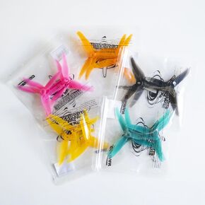 [20 pcs] GEMFAN 5" Propeller 51466V2, 5 inch High Performance 3-Blades Props for FPV Drone RC Models 10CW 10CCW, 5 Color Mix in Saudi Arabia