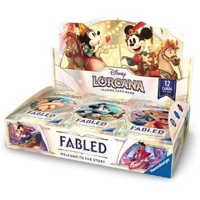 Ravensburger Disney Lorcana TCG: عرض حزمة التعزيز الأسطورية | 24 عبوة تحتوي كل منها على 12 بطاقة تداول | مثالية لهواة الجمع ومحبي ديزني | مناسبة للأعمار من 8 سنوات فما فوق in Kuwait