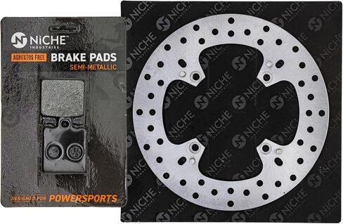 NICHE Rear Left Brake Rotor Pad Semi Metallic Kit For Ducati Monster S2R S4R S4RS 613.4.008.1A 613.4.073.1A 492.4.076.1A in Saudi Arabia