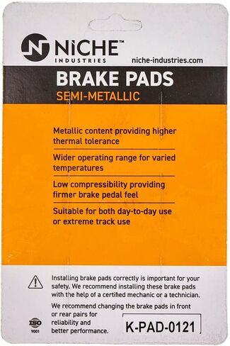 NICHE Rear Left Brake Rotor Pad Semi Metallic Kit For Ducati Monster S2R S4R S4RS 613.4.008.1A 613.4.073.1A 492.4.076.1A in Saudi Arabia