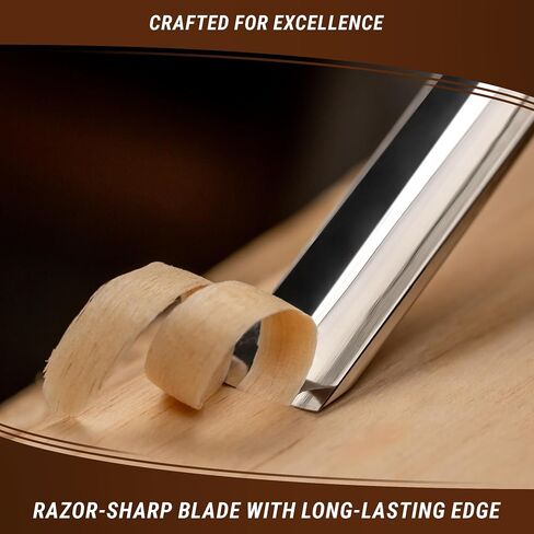 BeaverCraft Wood Carving Gouge K5/12 Woodworking Hand Chisel Compact Wood Carving Knife for Beginners and Profi in Saudi Arabia
