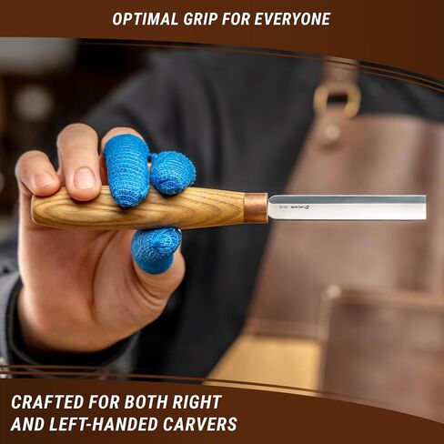 BeaverCraft Wood Carving Gouge K5/12 Woodworking Hand Chisel Compact Wood Carving Knife for Beginners and Profi in Saudi Arabia