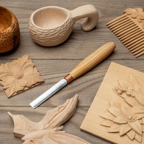 BeaverCraft Wood Carving Gouge K5/12 Woodworking Hand Chisel Compact Wood Carving Knife for Beginners and Profi in Saudi Arabia