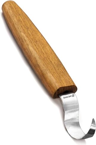 BeaverCraft Hook Knife Wood Spoon Carving Tools SK1L - Spoon Carving Knife for Bowls Spoons Kuksa and Cups - Crooked Whittling Knives Left-Handed - Whittling Tools for Carvers in Saudi Arabia