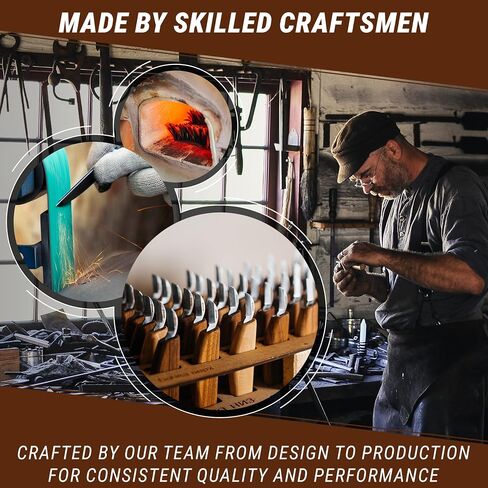 سكين نحت الرقائق من BeaverCraft C6 1 بوصة - أدوات نحت الخشب للمبتدئين والأطفال - سكين تبييض صغير للحصول على التفاصيل in Saudi Arabia