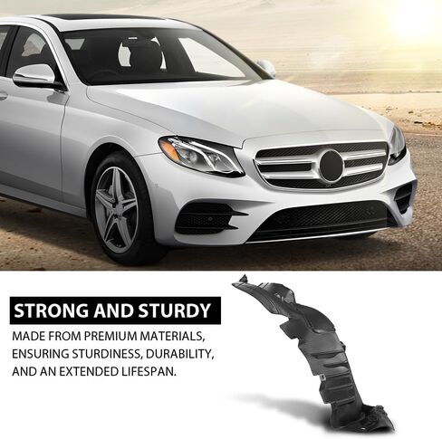 المجموعة الداخلية لبطانة الحاجز الأمامي الأيمن G-PLUS، متوافقة مع Benz E350 2014/ E400 2015-2017/ E550 Base 2014-2017، جانب الركاب، MB1249176، 2076902530 in Kuwait