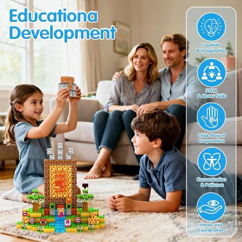 200 قطعة من مكعبات البناء المغناطيسية، ألعاب مغناطيسية 0.8 بوصة للأطفال، مكعبات بناء مغناطيسية، مكعبات تكديس حسية من مونتيسوري للأطفال الذين تتراوح أعمارهم بين 3-4-5-6-7-8-9-10 هدايا عيد الميلاد in Kuwait