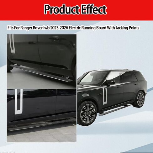 US Stock 2PCS Running Boards fits for Range Rover LWB 2023 2024 2025 2026 Deployable Electric Extended Running Board E-Power Side Step Retractable Side Step Bar Nerf Bar with Jacking Points in Saudi Arabia