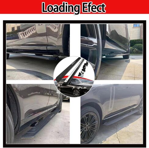 US Stock 2PCS Running Boards fits for Range Rover LWB 2023 2024 2025 2026 Deployable Electric Extended Running Board E-Power Side Step Retractable Side Step Bar Nerf Bar with Jacking Points in Saudi Arabia