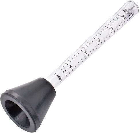 Co2 Gas Flow Meter Peashooter Scale Tester Dual Scales Lightweight Measure For Gas Flowmeter Mig Tig Welder Welding Tools in Saudi Arabia