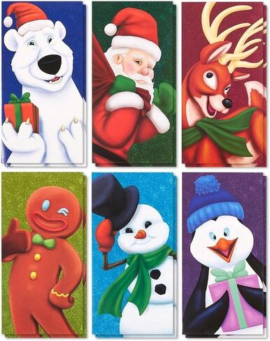 BEST PAPER GREETINGS Money Envelopes for Cash Gifts - 36 Pack, 3.6 x 7.25 Inch, Snowflake Winter Designs - Money Card Holder in Saudi Arabia