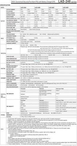 240W LAD-240A LAD-240B LAD-240C LAD-240D Power Supply(LAD-240D) in Kuwait