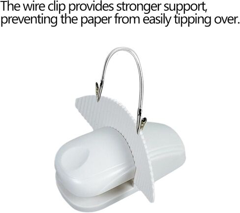 حامل ورق حامل ومشبك مجموعة مجلد مع وسادة مضادة للانزلاق حامل ورق محمول حامل ناسخة حامل مستندات المكتب مثالي لكتابة المكتب والقراءة (قطعتان) in Kuwait