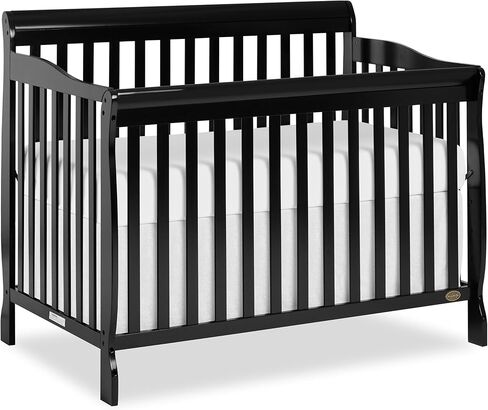 Ashton 5-in-1 Convertible Crib in Espresso, Greenguard Gold Certified , 50x36x44 Inch (Pack of 1) in Saudi Arabia