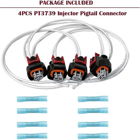 PT3739 Injector Pigtail Connector Compatible with Duramax L5P Engine V8 6.6L Replacement for 19368140 Fuel Injector Pigtail Connector Kit 2pcs in Saudi Arabia
