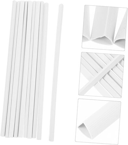 Gadpiparty 20pcs Binding Bars Slide Grip for Easy Document Organization Transparent Binding Bars for Reports School and Office Use Capacity for Quick Retrieval and Portability in Saudi Arabia