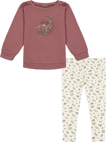Lucky Brand girls 2 Piece Fashion Legging Set2 Piece Fashion Legging Set in Saudi Arabia